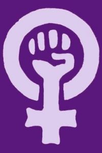 Feminismo y ecofeminismo símbolo